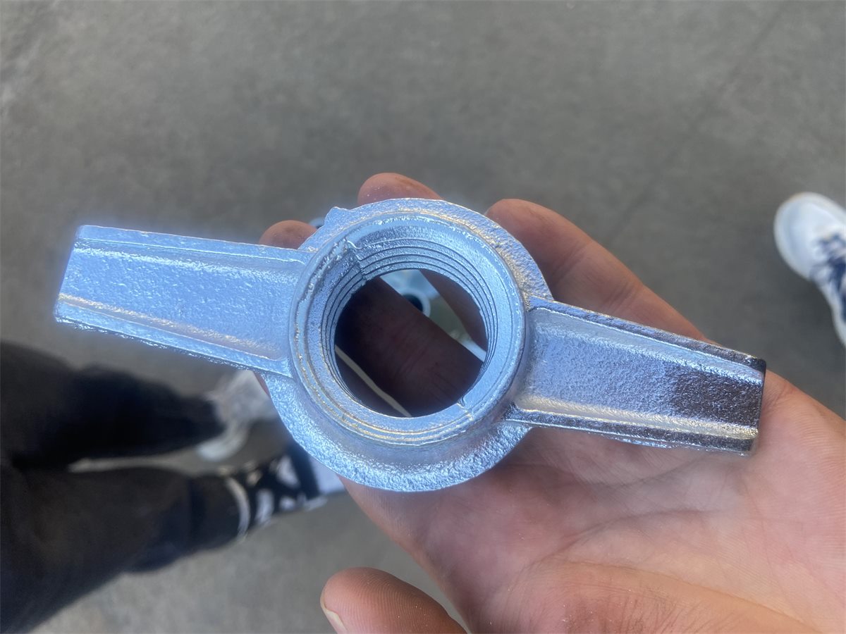 No compromise on scaffolding system components