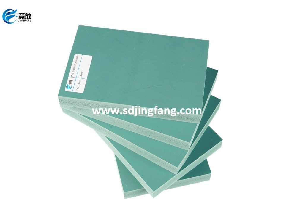 PVC plastic formwork panel for concrete and construction