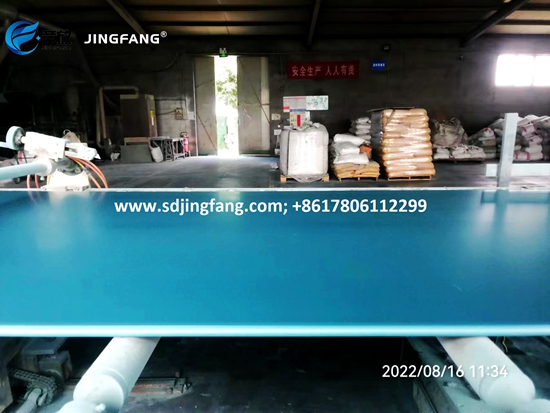 Blue PVC plastic formwork