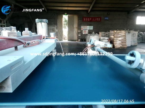 Blue PVC plastic formwork
