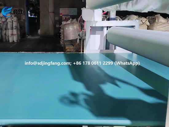 Blue PVC plastic formwork