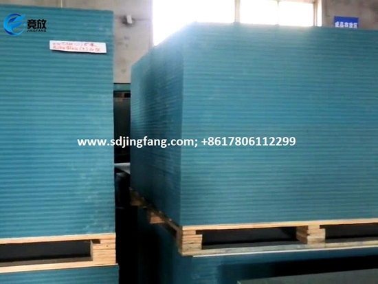 Blue PVC plastic formwork