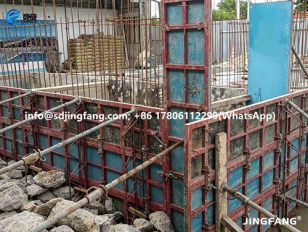 Overseas Wall Formwork – JINGFANG® 1000×3000×18mm PVC plastic formwork in Action