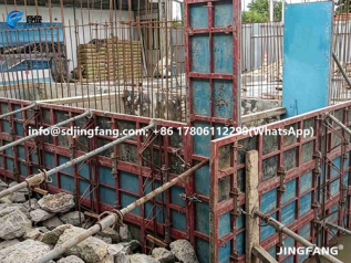 Overseas Wall Formwork – JINGFANG® 1000×3000×18mm PVC plastic formwork in Action