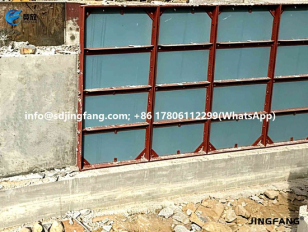 Wall Formwork Application with 12mm PVC concrete formwork​ — Overseas Project