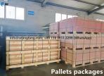 PVC plastic formwork, pallets packages and bulk loading