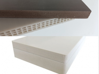 Attention to distinguish new fake PVC plastic concrete formwork products