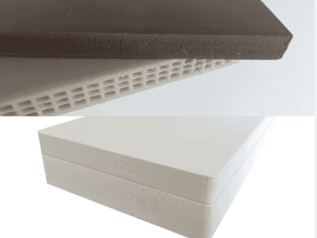 Attention to distinguish new fake PVC plastic concrete formwork products