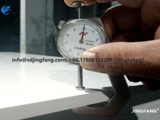 PVC Solid Plastic Concrete Formwork Boards, white color 10mm