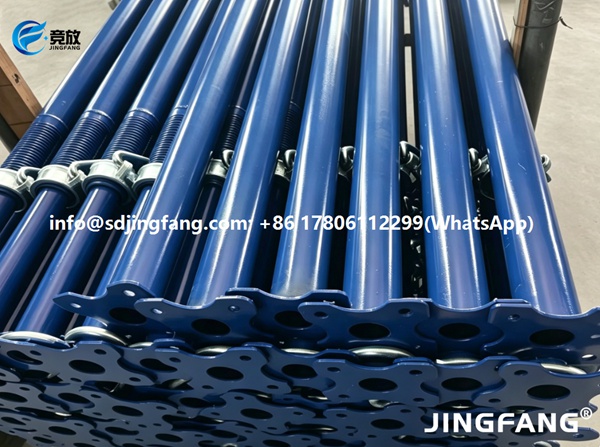 Jingfang® Adjustable Steel Props — Post-Weld Galvanized, EN 1065 Tested, Built to Outlast (2) Jingfang® Adjustable Steel Props — Post-Weld Galvanized, EN 1065 Tested, Built to Outlast (2)